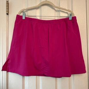 Kim Gravel Pink Swim Skirt